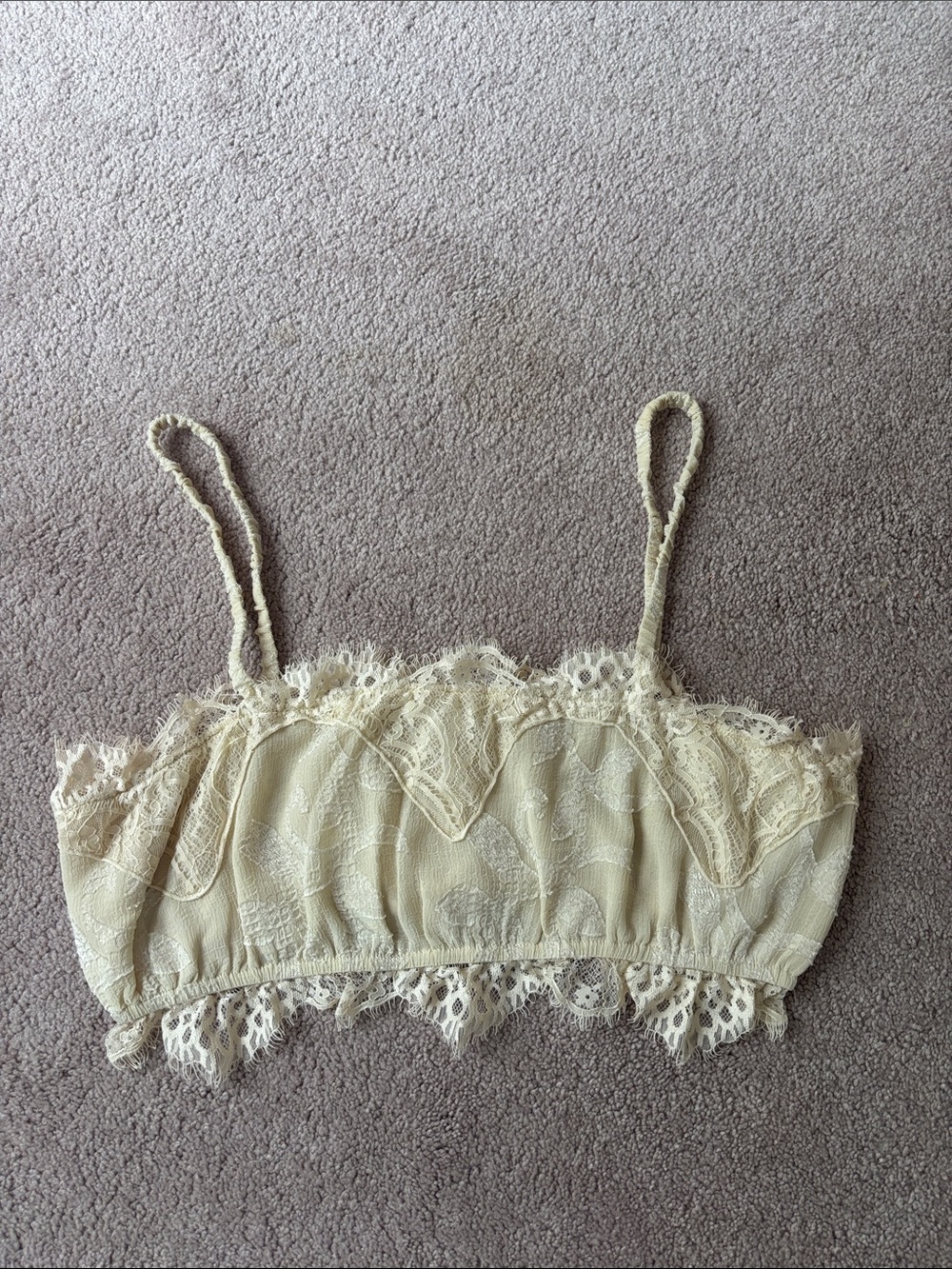 Free people lacy bra top